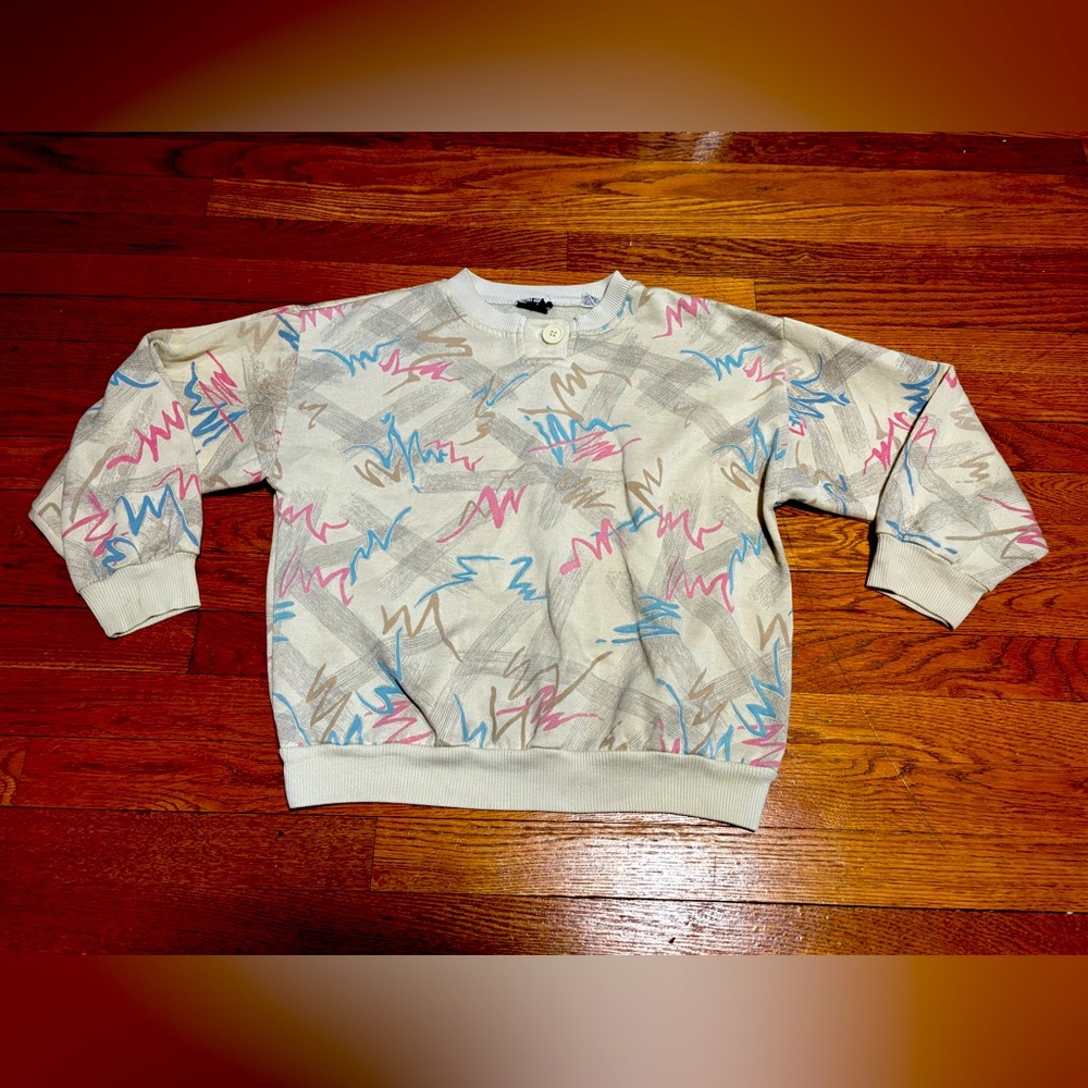 Vintage 80s/90s Abstract The Fashion Force Sweatshirt (Large)